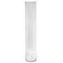 Blumenvase Zylinder SANSA OCEAN, klar, 80cm, Ø14,9cm