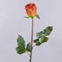 Künstliche Rose OPHELIE, orange-gelb, 85cm, Ø7cm