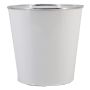 Zink Blumentopf FYNAS, weiß, 30cm, Ø30cm