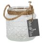 Windlicht Glas, transparent, 10,5cm, Ø10,5cm