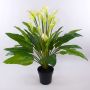 Kunstblume Zantedeschia LAURENCE, weiß, 130cm, 8x13cm