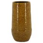 Keramik Vase, gelb, 35cm, Ø18cm