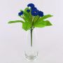 Kunstblume Gänseblümchen PEGGY auf Steckstab, blau, 25cm