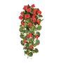 Deko Blume Geranien Hänger DOLKREN, Steckstab, crossdoor, rot, 80cm