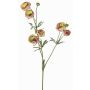 Ranunkel künstlich YARIS, grün-pink, 65cm, Ø3-4,5cm