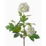 Kunstblumen Zweig Schneeball JOTTI, weiß, 40cm, Ø2-8cm