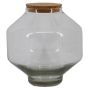 Pfalnzen Terrarium MAGNUN, Glas, Korken, Standfuß, klar, 20cm, Ø16cm