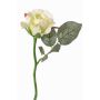 Künstliche Rose ELLI, creme-weiß, 30cm, Ø6,5cm