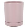 Blumenvase LUXAM, Keramik, rosa-matt, 11cm, Ø10,3cm