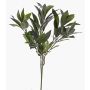 Künstlicher Lorbeerzweig NAGISA, schwer brennbar, 50cm