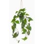 Kunstpflanze Philodendron Scandens Blumenampel URCO, Dekotopf, 80cm