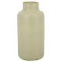 Glas Tisch Vase SIARA aus Glas, khaki-matt, 25cm, Ø15cm