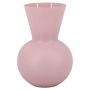 Blumenvase Glas VANTRA, rosa-matt, 30cm, Ø21cm