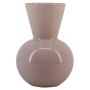 Blumenvase Glas VANTRA, zartrosa, 23cm, Ø16cm
