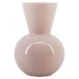 Blumenvase Glas VANTRA, zartrosa, 30cm, Ø21cm