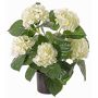 Kunstblume Hortensie TEMARI, creme, 40cm, Ø10-12cm