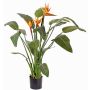 Kunstblume Strelitzie DALILA, orange-violett, 110cm, 17x22cm