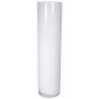 Blumenvase Zylinder SANSA OCEAN, weiß, 60cm, Ø15cm