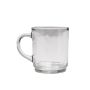 Glastasse KINSY mit Henkel, 3 Stück, klar, 10cm, Ø7cm, 250ml