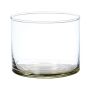 Maxi Teelichthalter Glas SANYA EARTH, recycelt, klar, 7cm, Ø9cm