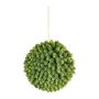Künstliche Hopfen Kugel VALKIN mit Blüten, hängend, grün, Ø25cm