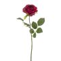 Rose künstlich BRUNETTE, fuchsia, 70cm, Ø11cm
