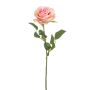 Rose künstlich BRUNETTE, rosa-creme, 70cm, Ø11cm