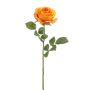 Rose künstlich BRUNETTE, orange, 70cm, Ø11cm
