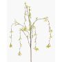 Deko Zweig Jasmin GLAFOR, hängend, gelb, 135cm