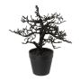 Künstlicher Baum Buche BONKA, laublos, Dekotopf, schwarz, 24cm
