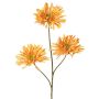 Künstlicher Zweig Chrysantheme LASDIM, ockergelb, 75cm, Ø11cm