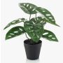 Kunstpflanze Philodendron monstera adansonii PRUMEX, Dekotopf, 28cm