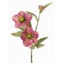 Künstlicher Zweig Christrose SUNMYN, mauve, 55cm, Ø8-10cm
