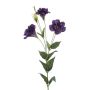 Kunstblume Lisianthus IRONA, dunkelviolett, 80cm