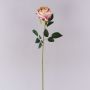 Kunstblume Rose CHERLEN, rosa-creme, 65cm, Ø10cm