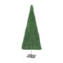 Plastik Tannenbaum JACOBUS, flach, hellgrün, 120cm, Ø60cm
