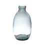 Deko Vase Flasche NERRASITA aus Glas, recycelt, klar, 29,5cm, Ø18cm