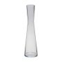 Schlanke Boden Vase SYRMA aus Glas, transparent, 60cm, Ø14,5cm