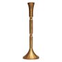 Metall Kerzenleuchter VENITA, gold, 41,5cm, Ø13cm