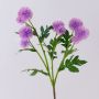 Künstlicher Blumenzweig Kugeldistel TRAUDLINDE, lila, 55cm, Ø3-4cm