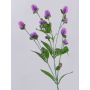 Deko Blumenzweig Kugelamarant THUSNELDA, lila, 70cm, Ø1,5-2,5cm
