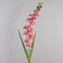 Künstliche Blume Gladiole THEOPHORA, pink-grün, 110cm, Ø6-10cm