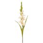 Kunstblume Gladiole NOVNIF, creme, 95cm, Ø6-9cm