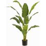 Künstliche Palme Baum der Reisenden UONFYN, grün, 130cm