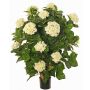 Hortensie künstlich PINDO, creme, 95cm