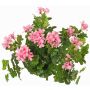 Kunstblume Geranie MIA auf Steckstab, hellrosa, 40cm, Ø5-8cm