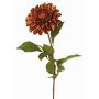 Samt Dahlie TINFAS, kupfer, 60cm, Ø13cm