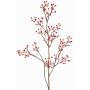 Deko Zweig Heckenrose HIKERNO mit Hagebutten, rot, 100cm
