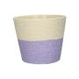 Blumenkorb NERIONKO DUO, beige-lila, 13cm, Ø15,5cm