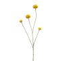 Kunstzweig Trommelstöckchen RILADA, gelb, 70cm